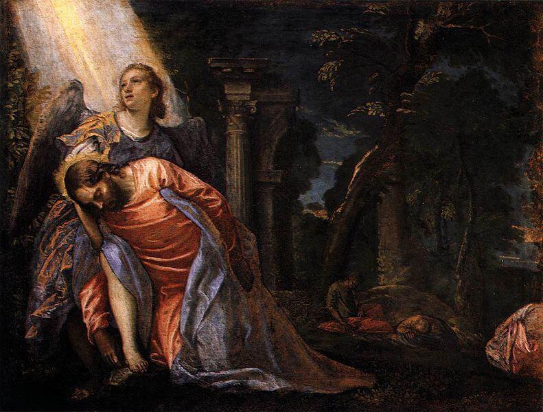 The Agony in the Garden of the Sorrowful Mysteries of the Rosary
