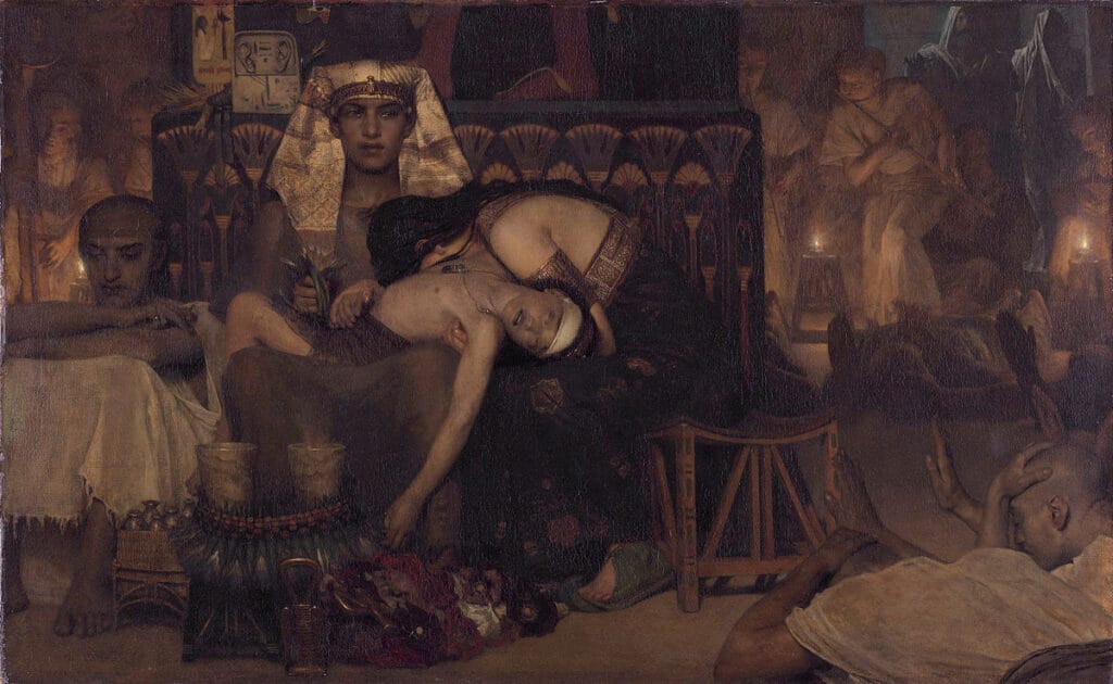 Death of the Pharaoh's Firstborn Son - Painting