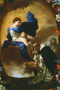St. Dominic Receiving the Rosary