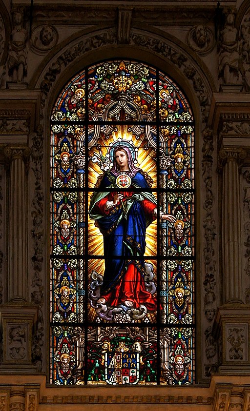Stained Glass Virgin Mary How to consecrate yourself to marylate