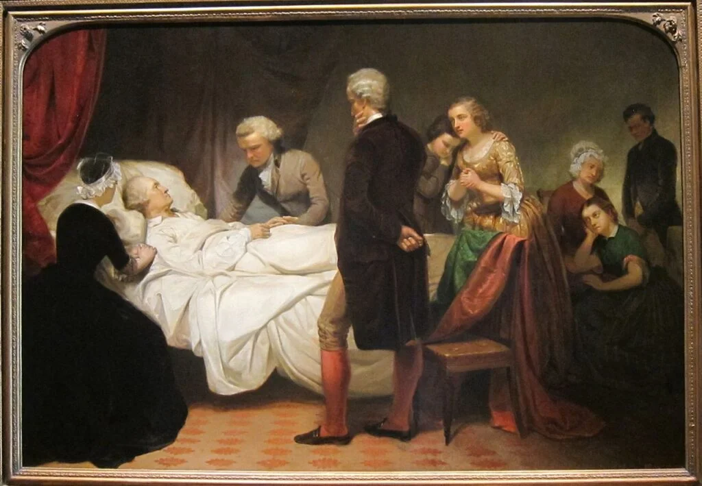 George Washington (Son of the Republic) on his Death Bed