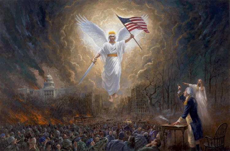 Singularly beautiful female - George Washington's Vision