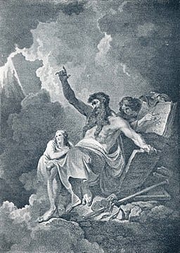 Moses Recieves the Ten Commandments