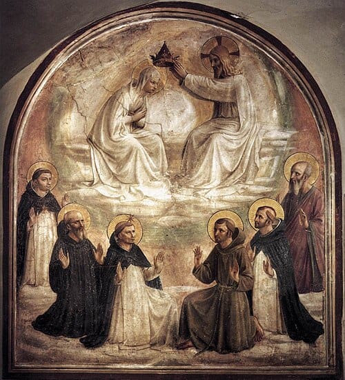 Coronation of the Virgin - Fra Angelico - 1441
