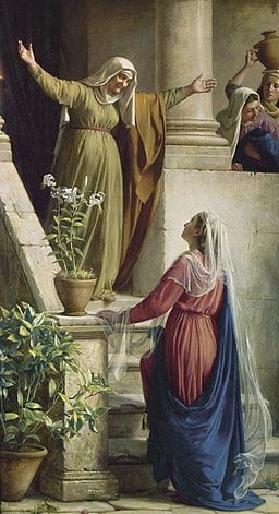The Meeting of Mary and Elisabeth - Joyful Mysteries PDF