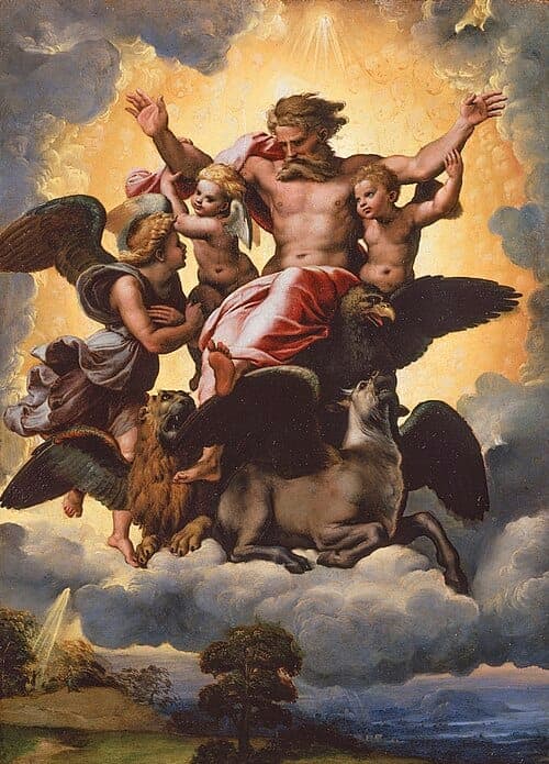 Ezekiel's Vision - Raphael - 1518