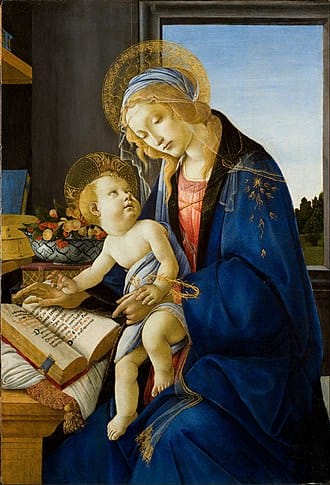 The Virgin and Child - Sandro Botticelli - 1480