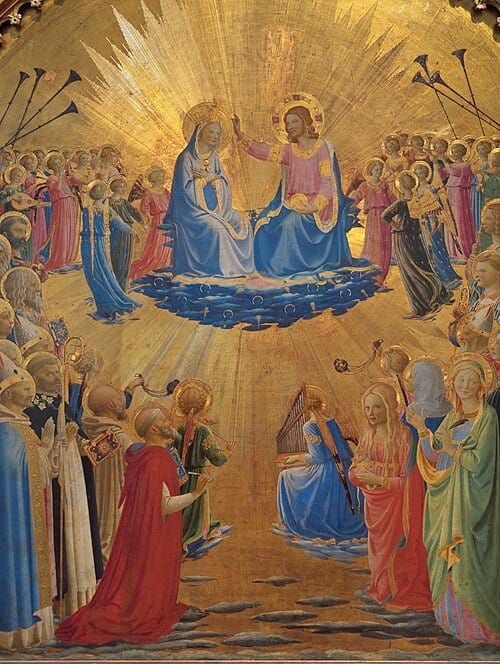 Coronation of the Virgin - Fra Angelico - 1434-1435