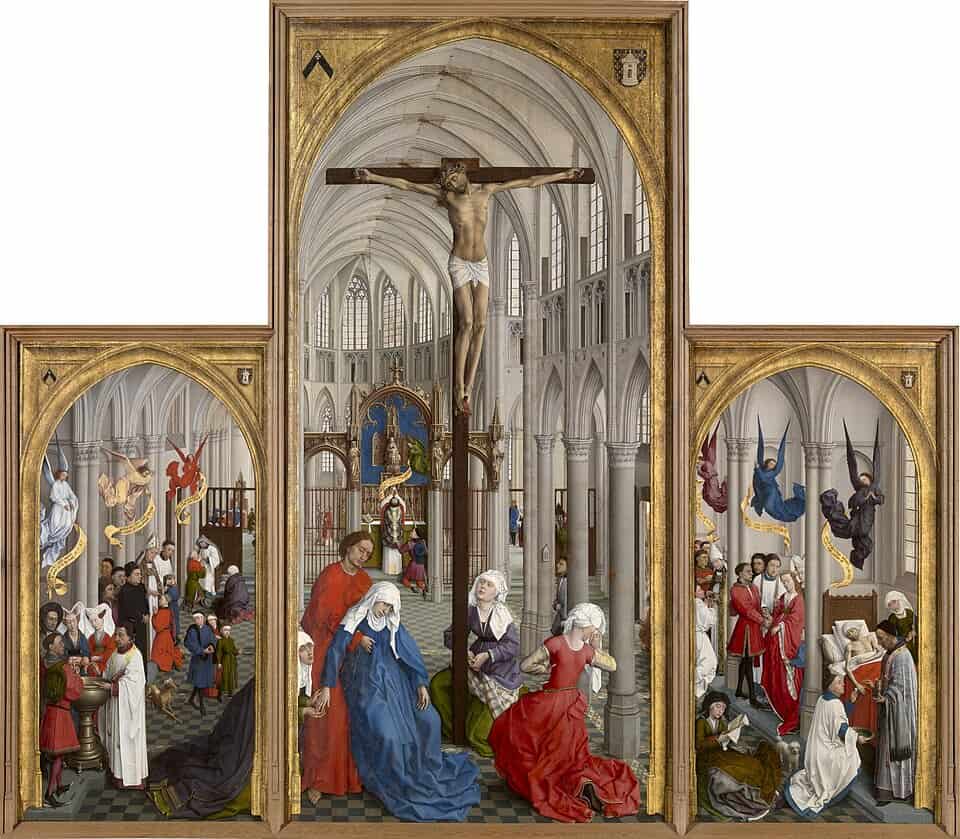 Painting - The Seven Sacraments - Rogier van der Weyden - 1445-1450