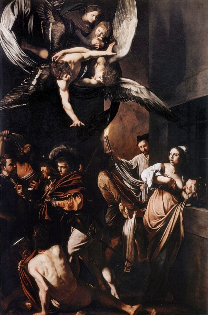 Painting - The Seven Works of Mercy - Caravaggio - 1607