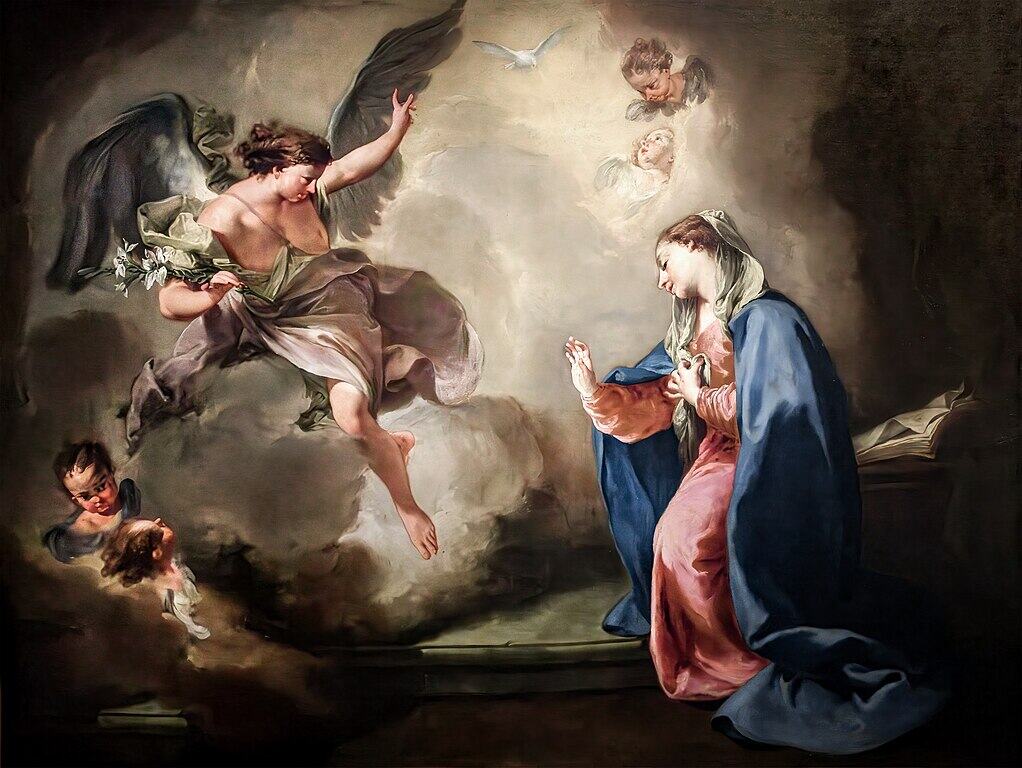 Annunciation - Giambattista Pittoni - 1757 - Decade Mysteries