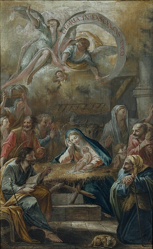 Birth of Jesus and the Adoration of the Shepherds - Francesc Pla i Duran - 1780