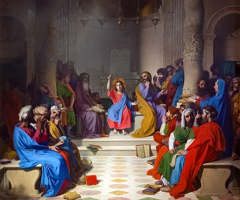 Jesus Among the Doctors - Jean-Auguste-Dominique Ingres - 1804