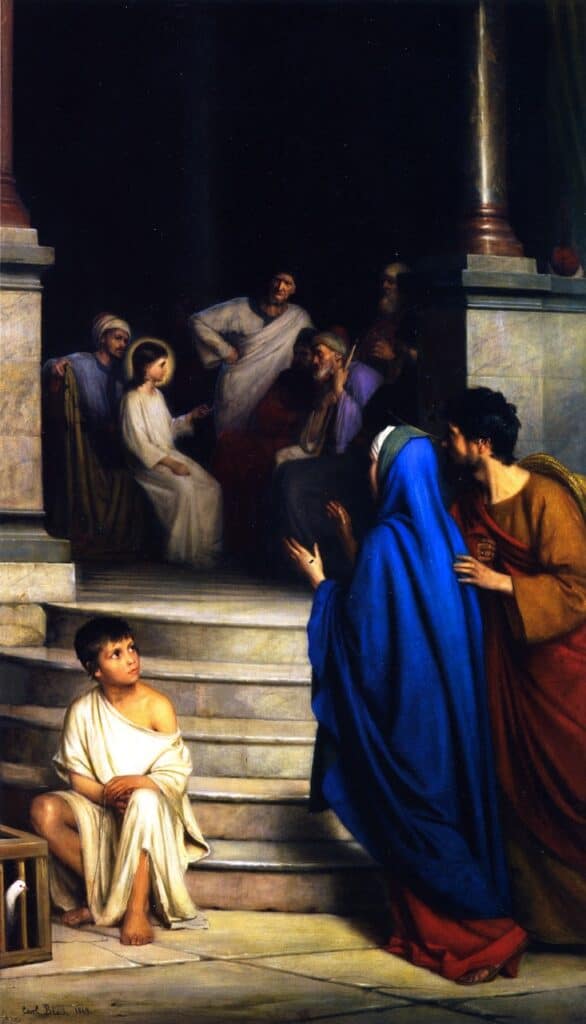 Jesus is Found in the Temple - Carl Bloch - 1869