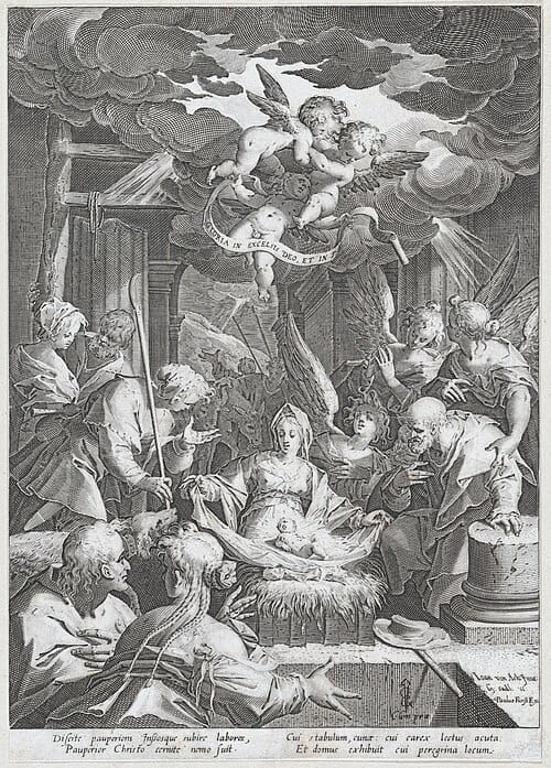 Nativity - Aegidius Sadeler - 1588