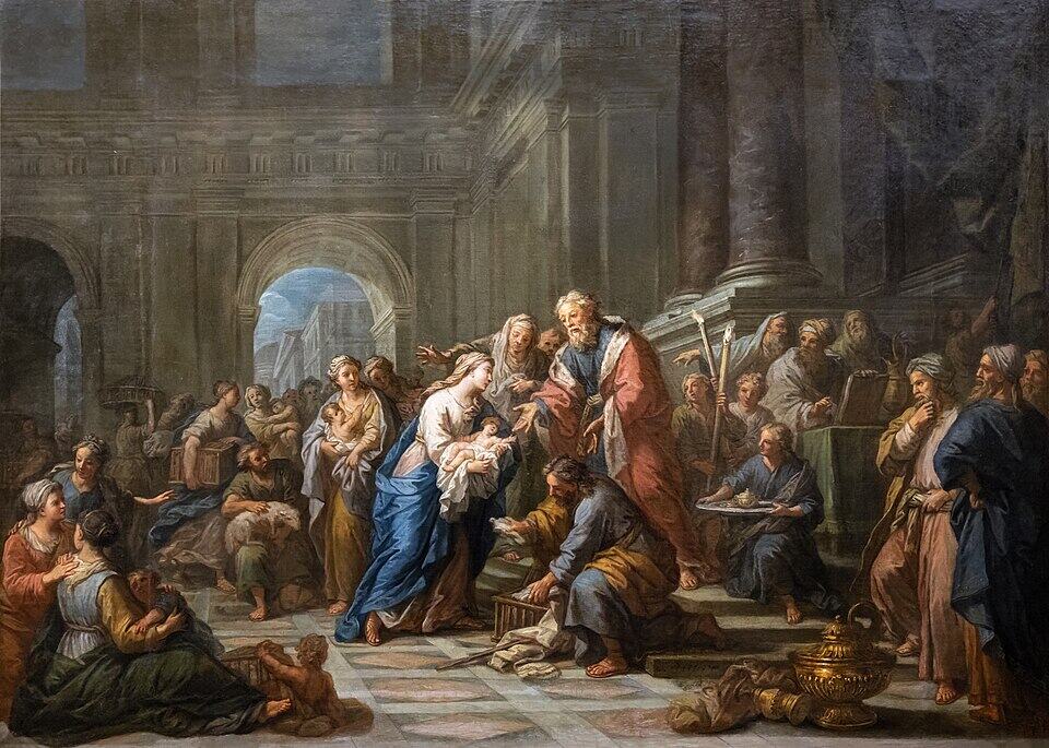 Presentation of Jesus in the Temple - Jean Andre - after 1703