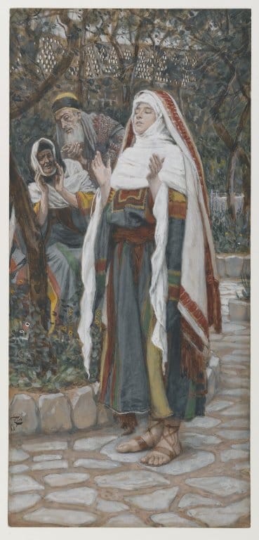 The Magnificat - James Tissot - 1886-1894 - Visitation of Mary to Elizabeth
