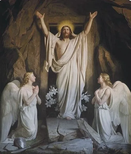 The Resurrection (Rosary Daily - Sunday) - Carl Heinrich Bloch - 1881